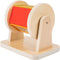 Adena Montessori Spinning Drum Baby Toys,Montessori Toys for Babies 6-12 Months Toddlers,Wooden