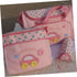 Set UPKOCH Large Capacity Diaper Bag for Moms Multi-functional Travel Handbag Changing Pad Stylish Car Pattern Pink