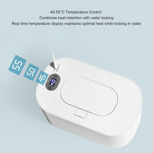 Yunir Dispenser,30 Wipe Warmer, Wipe Warmer and Baby Wet Wipes Seconds Fast Even Heating, Baby Wipe Warmer for Babies
