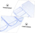 5 Grid Clear Plastic Compartment Storage Container, Organizer Box for Washi Tapes, Craft, Beads, Jewelry & Small Parts