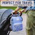 MARYAS Backpack Small Diaper Bag for Baby Boy with Insulated Pockets, Stroller Straps. Blue Baby Bag for Mom Dad.