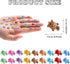Yuronam 100 Pcs Mini Resin Turtles for Crafts Luminous Tiny Turtle for Fairy Garden Dollhouse Micro Landscaping