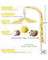 35 3 FEISIKE Baby Crib Mobile with Lullabies, Modes Rotation & Music, Soother Toy Adjustable Volume, Sport-Themed