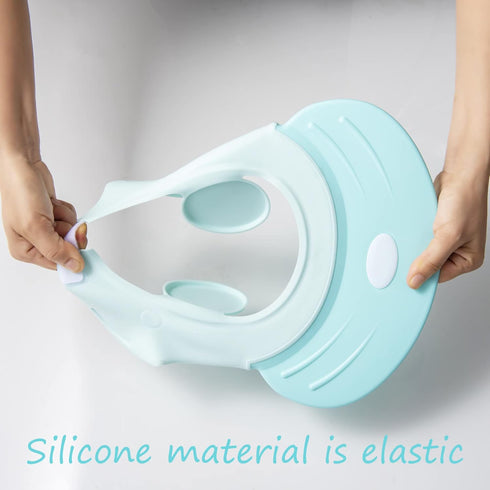 Baby Shampoo Cap Shower Visor Shield Hat, Protects Eyes and Ears, Prevents Water Pooling for Kids