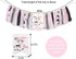 1st Holy Cow I'm One Birthday High Chair Banner, Farm Themed, Pink, Adjustable Size