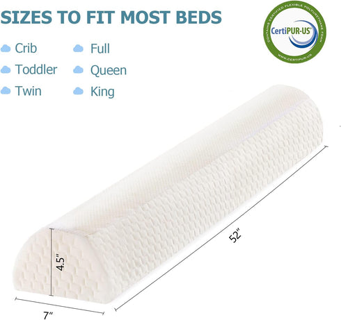 UBBCARE Bed Rail for Toddlers, Bed Bumper for Toddlers, Toddler Bed Bumper with Washable Cover, Rails Guard for Baby
