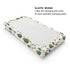 Woodland Animals Camping Changing Pad Covers, Soft Breathable Sheets for Boy Girl with Giraffe, Hedgehog, 32''x16''