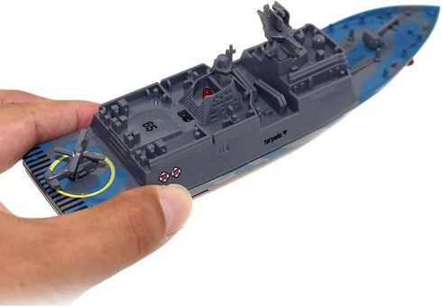2.4 Swimming Tipmant Military RC Naval Ship Vessel Warcraft GHz Remote Control Boat Speedboat Electric Water for Pool
