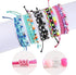 YANMIN 15pcs Braided Beaded Friendship Bracelets for Teens Girls, Handmade Stackable Woven Cute Bracelets