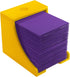 Gamegenic Watchtower 100+ XL Convertible Deck Box, Double-Sleeved Card Storage, Holds Up to 100 Cards, Yellow Color