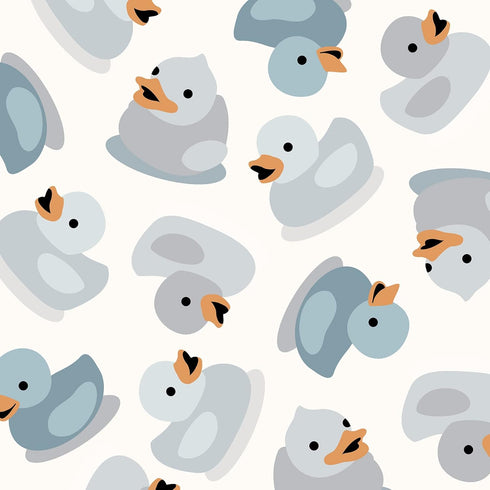 Baby Paper Original Crinkle Teether and Sensory Toy for Babies, Duckies Print, Non-Toxic and Washable