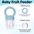 Generic 2 Infant Food Feeder & Silicone Freezer Tray Combo | Size Silicone Baby Fruit Feeders | Weaning Feeder |