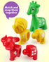 Set, 10pcs Counting 3 4 5 Coogam Number Matching Toy Double-Sided Animal Number Game, Preschool Montessori Fine Motor