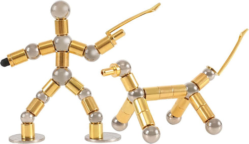 Lafoxla Fidget Pen Decompression Magnetic Metal Pen, Toy Pen Relieving Stress Build Various of Shapes, Strato Pen