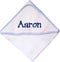 Fastasticdeal Custom Embroidered Personalized Cotton White w/Blue Bath Baby Hooded Towel