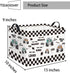 Rectangular Kids Storage Basket Baby Storage Basket with Handles for Home Kitchen Boys and Girls Cute Toy Storage Bin