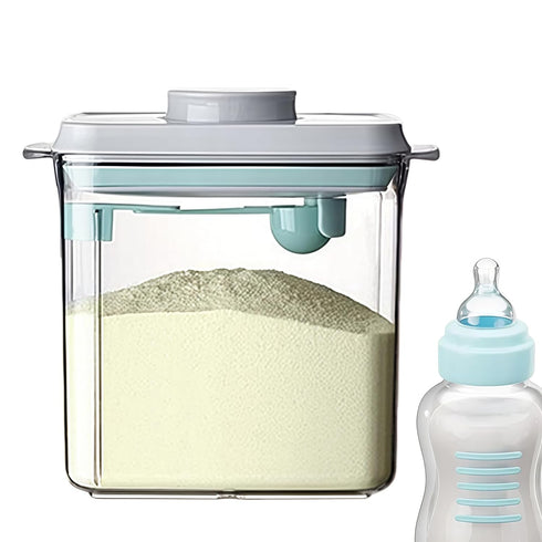 Generic 15.1x12.1x15.9cm, Milk Powder Container, ABS Formula Storage Box, Infant Feeding, Nursery, Kitchen, Travel
