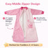 2-Way 2.0, 9-12 12-18 4 Soft,Cozy Baby Sleep Sack - Long Sleeve Cotton Velvet Wearable Blanket for Girl and Toddlers