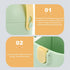 LIOOBO Portable Formula Dispenser Box with Spoon Milk Powder Container for Travel Thickened Snack Storage Case Large