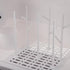Countertop ibasenice Baby Bottle Storage Organizer: Covered Drying Rack - Large Capacity Bottle Holder - Nursery