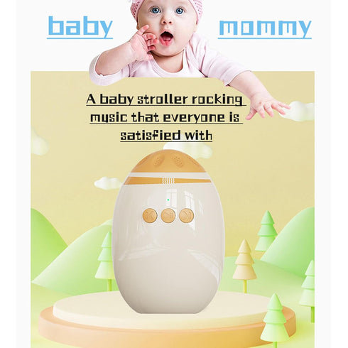 Fockety 11 Stroller Rocker, Hand Free Soothing White Noise Bluetooth Music, Portable BAB Rocker with Smart Simulation