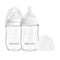 Glass Baby Bottle Gentle & Extra Slow Flow, Newborn Breastfeeding Bottle with