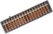 Digit Standard Abacus Soroban Professional 17 Column Math Abacus (10.2 Inch) with Reset Button for Adults Kids (Brown)