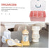 Cabilock Bottle Storage Box Drying Rack Food-Grade Material Organizer for Bottles Pacifiers and Accessories Compact