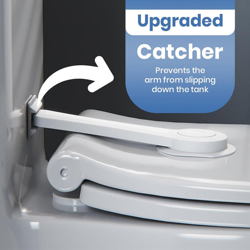 ZypplyPro (2-Pack) (8.5" 3" Set Baby Proofing Toilet Seat Locks - Ideal Baby Proof Toilet Lid Locks L x W) - Easy