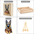 250pcs 16.5 8.9in Wooden Puzzles for Adults - German Shepherd Wooden Jigsaw Puzzle - Unique Animal Shaped Wood Puzzles