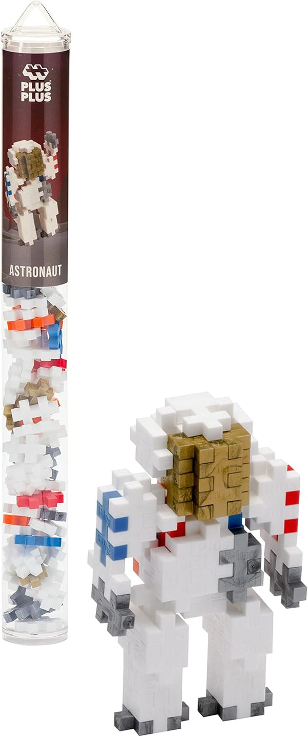PLUS PLUS Astronaut, Apollo 11 Space - 70 Piece Tube Construction Building STEM/STEAM Toy for Kids
