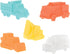 Nuby Vehicle Bath Toys - 5-Pack - Soft, Stackable Toddler Bath Toys