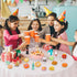 DULEFUN 100pcs Miniature Foods Drink Bottles Toys, Mixed Mini Resin Food Drinks Figures Pretend Play Kitchen Game Party
