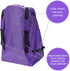 Clearworld Car Seat Travel Bag for Air Travel, Durable Gate Check Bag for Airport,Foldable Baby Stroller Travel Carry