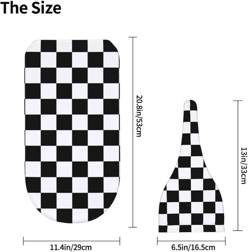 Tebjh Black and White Checkered Baby Stuff Swaddle Blanket Soft and Stretchy Newborn Swaddle Blankets Sack Receiving