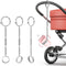 HYROOY Keep Bottles & Sippys Cups Off The Floor with Sippys Cup Strap Food Grade Silicone Bottle Bungee for High Chair