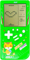 Cute Cat Pattern Block Game Console - 23 Brick Games Retro Mini Game Machine (Green)
