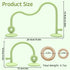 12 18 Baby Sensory High Chair Suction Toys for Infant Toddlers Months, Food Grade Silicone String with Oak Loop
