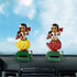 Solar Dancing Toys - Hula Girl Dancer Figures for Car Dashboard, Home Office, No Batteries Required