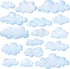 DECOWALL DS9-1702 Clouds Kids Wall Decals, Peel and Stick Removable Wall Stickers for Kids Nursery Bedroom Living Room