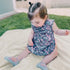 45" 45 BapronBaby Minimalist Champagne Splash Mat - Waterproof Catch-All for Under High Chairs, Floors, Tables