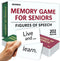QUOKKA Elderly Memory Games for Seniors 202 Cards for Alzheimer's or Dementia