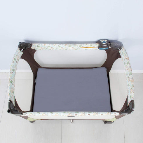 Pack 2 Pack Pack Pack Biloban and Play Sheets Fitted, and Play Sheet Fits for Graco n Play Mattress, Neutral Playard