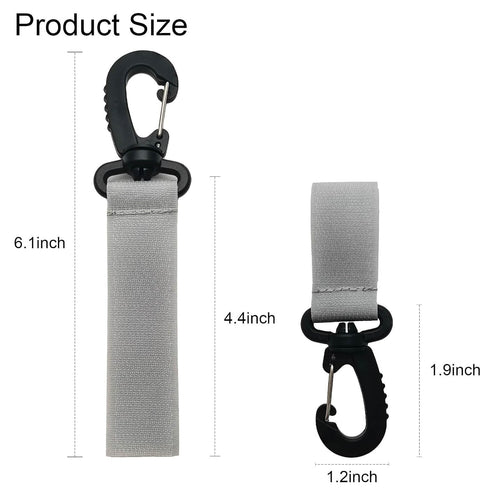 DEVPSISR Mommy 2Pcs Baby Stroller Hooks Clip Universal Stroller Clips Stroller Accessories Hook Hook for Stroller