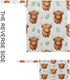 Haskirky 2 Cute Highland Calf Pcs Cloth Diaper Wet Dry Bags,Waterproof and Washable Bag for Travel Reusable Wet Bag
