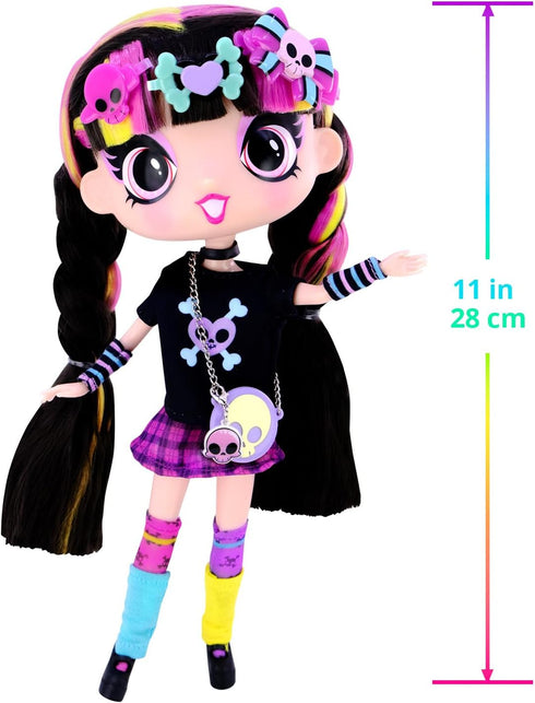 11" Decora Fashion Girlz Doll - Luna Stickers & Endless Style Fun for Creative Play