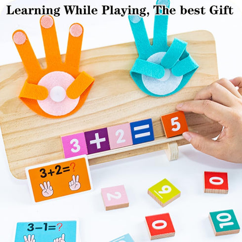 HONGID 3 4 5 2-4,Educational Counting Montessori Toys for Year Old,Preschool Learning Toys for Toddlers age Math