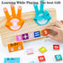 HONGID 3 4 5 2-4,Educational Counting Montessori Toys for Year Old,Double-Sided Preschool Learning Toys for Toddlers