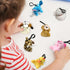 24Pack Mini Animal Plush Toy Set - Cute Assortment Keychain Toys, Small Stuffed Animal Gifts for Kids