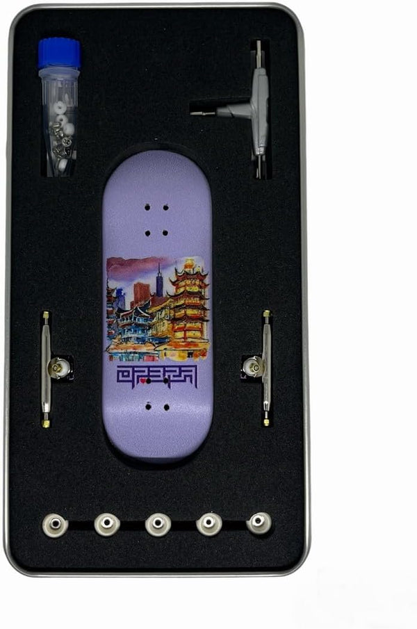 LEEFAI Pro Fingerboard Complete Set Up 34 * 96mm-Maples Wood Deck UV Printing
